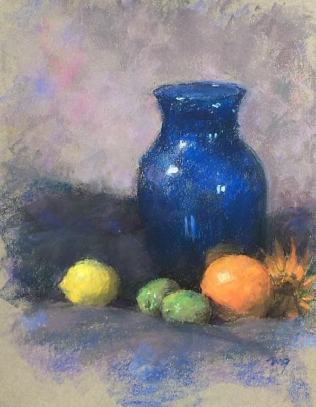 Blue and Orange by artist Michael Gillespie